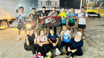 Laskar Pelari Rohul Gelar Latihan Malam 5 Kilometer di Ujungbatu