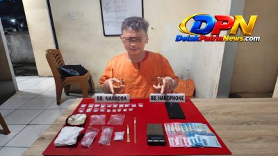 Polisi Tangkap Pria di Tapung, 19 Paket Sabu Disita