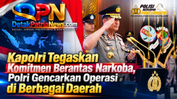 Polri Gencarkan Operasi Pemberantasan Narkoba di Indonesia
