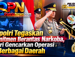Polri Gencarkan Operasi Pemberantasan Narkoba di Indonesia