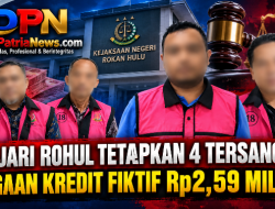 Kejari Rohul Tetapkan 4 Tersangka Kredit Fiktif Rp2,59 Miliar