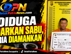 Polsek Kampar Kiri Tangkap Pria Diduga Pengedar Sabu di Gunung Sahilan