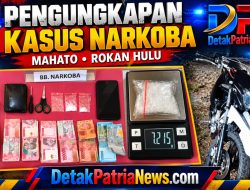 Polsek Tambusai Utara Tangkap Terduga Pengedar Sabu di Mahato, 7,2 Gram Disita