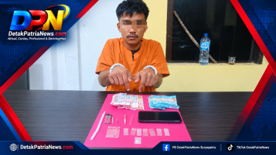 Polsek XIII Koto Kampar Tangkap Terduga Pengedar Sabu di Bandur Picak