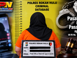RR FS “Ratu Viral” Jadi Tersangka Kasus Pencemaran Nama Baik di Rohul
