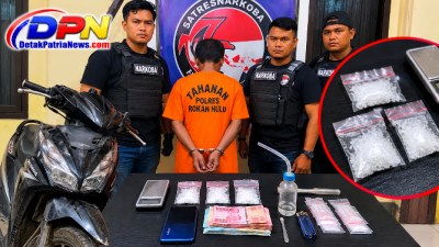 Polres Rohul Tangkap Pria 51 Tahun, Sabu 5,68 Gram Disita