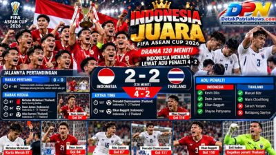 Indonesia Juara FIFA ASEAN Cup 2026, Thailand Takluk 4-2 Lewat Penalti